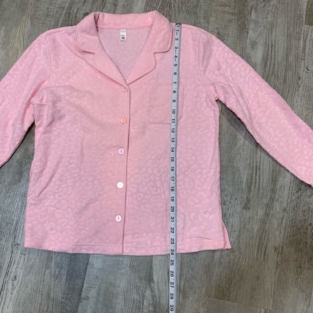 NWOT Pink K  Women's Fleece Pajama Super Cozy Sleepwear 2-Pc Set  Pink S… - Picture 5 of 12
